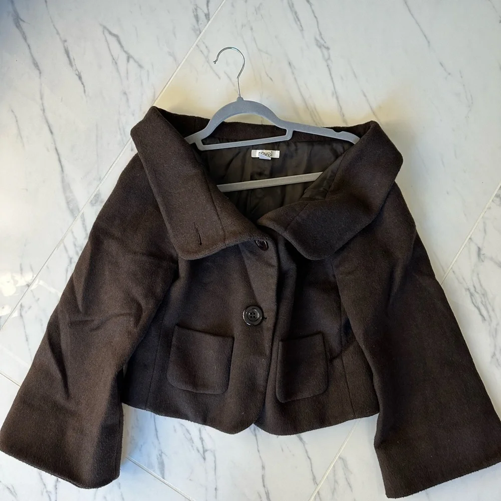 Shawl collar wool jacket SZ MED - Picture 7 of 12